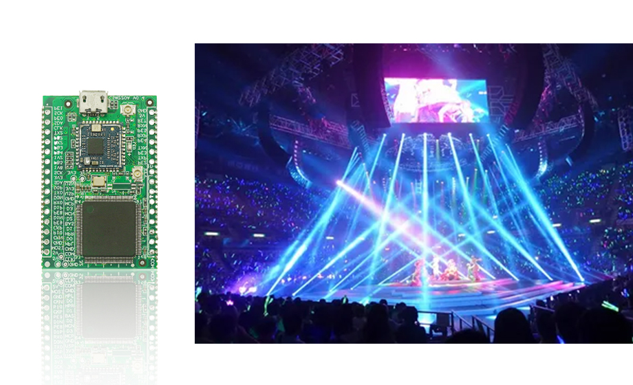 3km無(wú)線連接模塊高速wifi模塊，距離遠(yuǎn)尺寸小/集成MCU/即貼即用