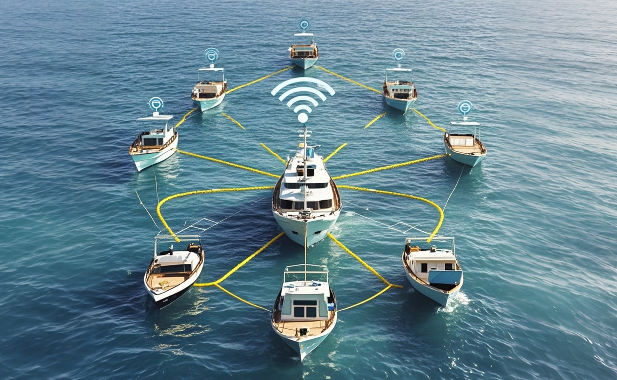 海上傳輸-海上遠距離無線通信模塊艦船編隊海上通信系統(tǒng)MESH自組網(wǎng)絡(luò)